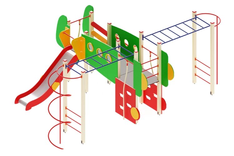 Детский игровой комплекс «Аэроплан» H=1200 - распродажа