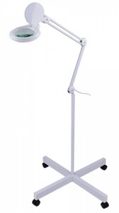 Лампа-лупа LED 14W (60 диодов), 3 диоптрии, размер линзы 12,7см, на штативе, 9003LED-FS