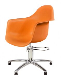 Парикмахерское кресло "Рэй" оранжевое, гидравлическое