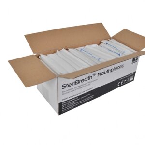 Плоский картонный мундштук для Smokerlyzer (Steribreath) (уп по 250 шт)