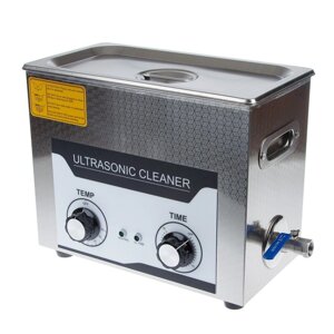 Ультразвуковой стерилизатор/очиститель со сливом воды, 6л., механич. упр-е, с таймером (1-30мин.)