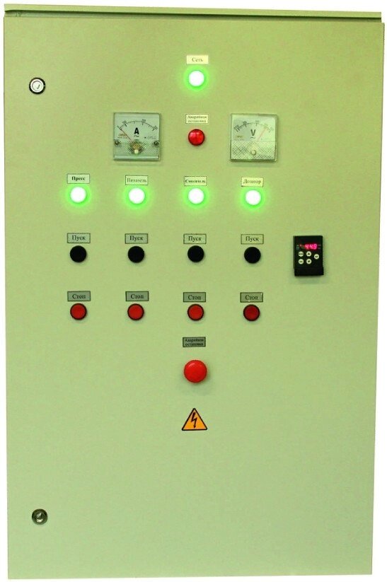 Пульт управления для гранулятора 55 кВт (+2,2+0,75 кВт) от компании Агротехмаш-55 - фото 1