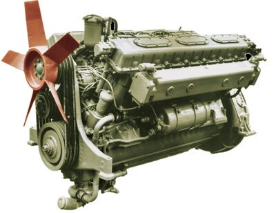 Двигатель 1Д12В-300КС2 для электростанций 200кВт от компании ООО "Сибтехком". Дизельные двигатели Д6/Д12 и запчасти. - фото 1