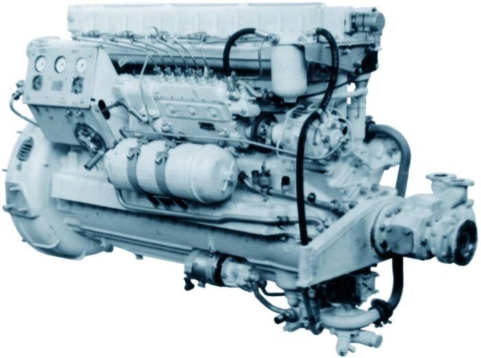 Двигатель дизельный судовой 7Д6, 7Д6-150, 7Д6-150А, 7Д6-150АФ от компании ООО "Сибтехком". Дизельные двигатели Д6/Д12 и запчасти. - фото 1