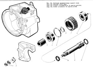 Шестерня 3Д6 ведущая 525-30-04 заднего хода 1:2,96, Z=25