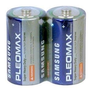 Батарейка R20 D "Samsung Pleomax" S2, без блистера по 1шт. (2/24/96)