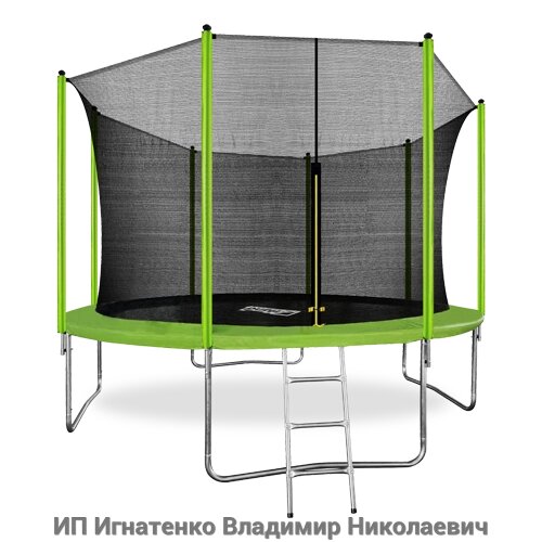 ARLAND Батут 12FT с внутренней страховочной сеткой и лестницей (Light green) (СВЕТЛО-ЗЕЛЕНЫЙ) от компании ИП Игнатенко Владимир Николаевич - фото 1