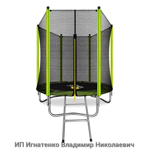 ARLAND Батут  6FT с внешней страховочной сеткой и лестницей (Light green) (СВЕТЛО-ЗЕЛЕНЫЙ) от компании ИП Игнатенко Владимир Николаевич - фото 1