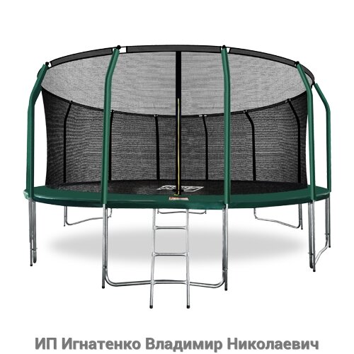 ARLAND Батут премиум 16FT с внутренней страховочной сеткой и лестницей (Dark green) (ТЕМНО-ЗЕЛЕНЫЙ) от компании ИП Игнатенко Владимир Николаевич - фото 1