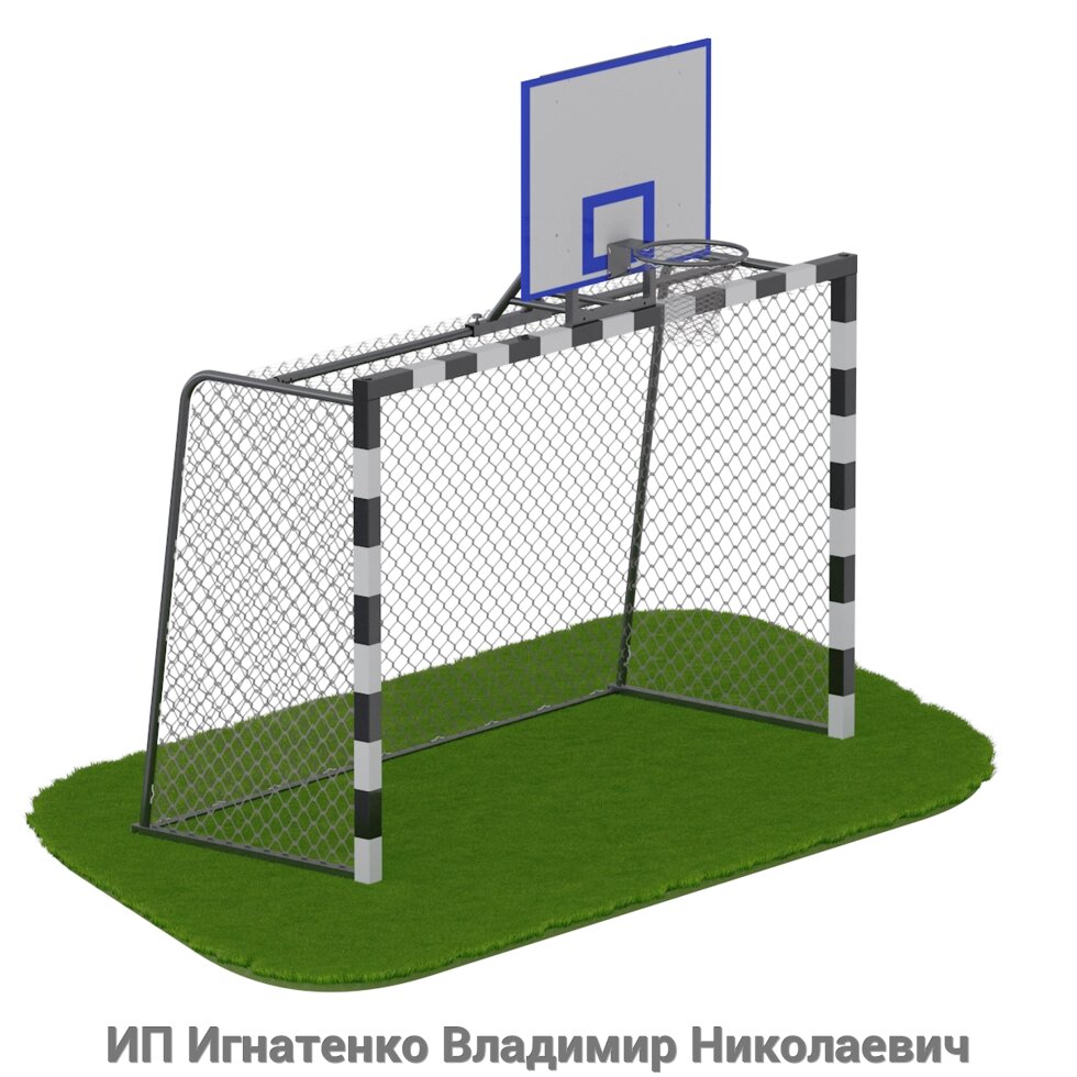 ARMS Ворота для минифутбола + стойка для баскетбола от компании ИП Игнатенко Владимир Николаевич - фото 1
