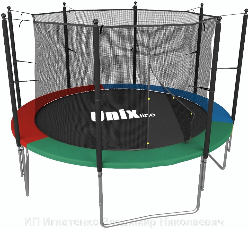 Батут UNIX Line Simple 10 ft Color (inside) от компании ИП Игнатенко Владимир Николаевич - фото 1