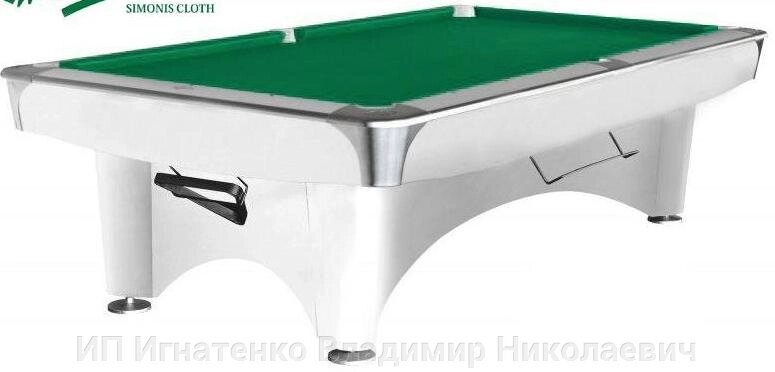 DBO Бильярдный стол для пула «Dynamic III» 7 ф (белый) от компании ИП Игнатенко Владимир Николаевич - фото 1