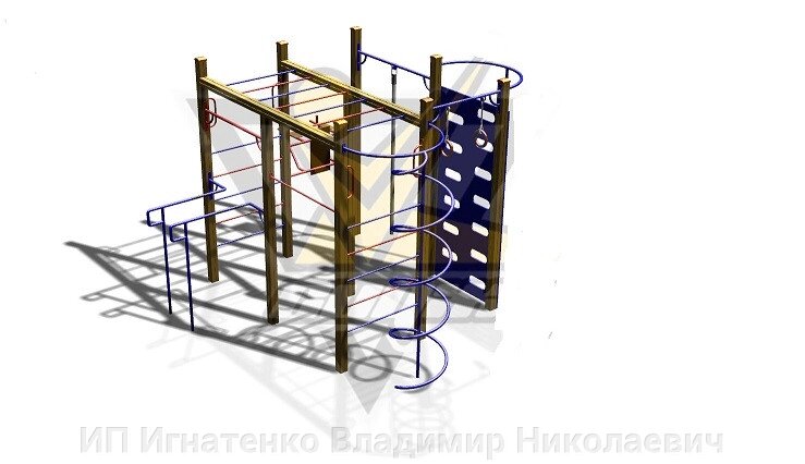 Детский спортивный комплекс от компании ИП Игнатенко Владимир Николаевич - фото 1