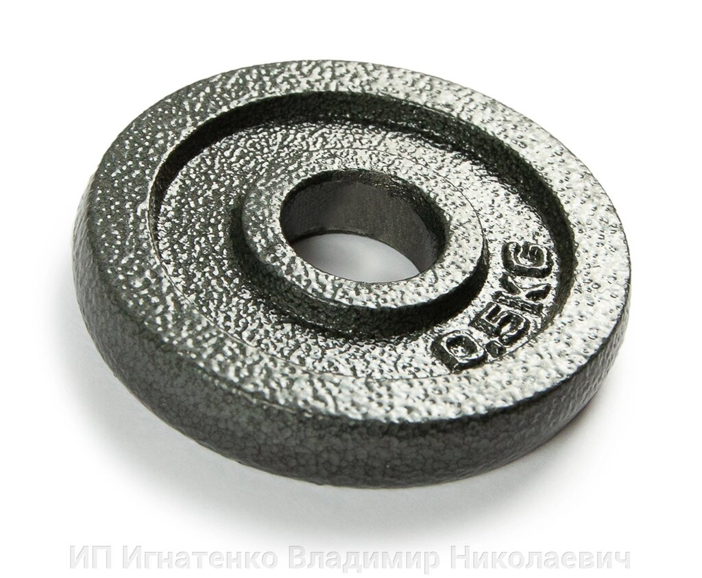 Диск для гантели ATLAS SPORT металл крашеный 0,5кг от компании ИП Игнатенко Владимир Николаевич - фото 1