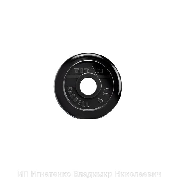 Диск  обрезиненный ТИТАН 5 кг посадочный диаметр 51 мм от компании ИП Игнатенко Владимир Николаевич - фото 1