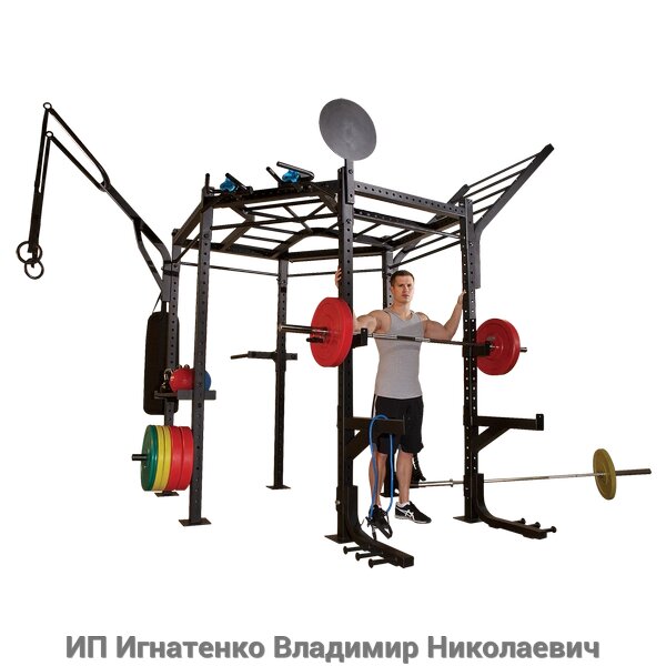 Гексагональная рама для кросс-тренинга CLUB FULL PACKAGE от компании ИП Игнатенко Владимир Николаевич - фото 1