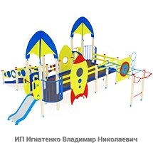 Игровой комплекс для детей с ограниченными возможностями Забота ДОВ 2001 от компании ИП Игнатенко Владимир Николаевич - фото 1