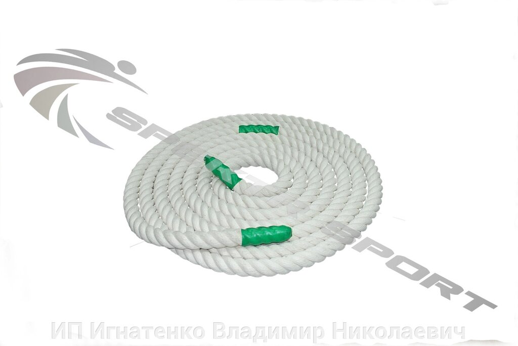 Канат для перетягивания хб диам. 40 мм длина 9 м от компании ИП Игнатенко Владимир Николаевич - фото 1