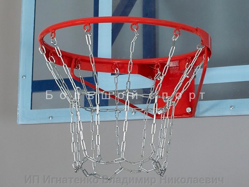 Кольцо баскетбольное антивандальное с цепью AVIX от компании ИП Игнатенко Владимир Николаевич - фото 1