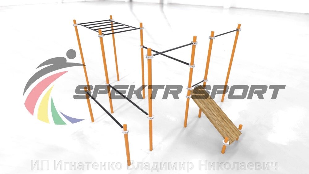 Комплекс для занятий Воркаут SP GTO-52_76mm от компании ИП Игнатенко Владимир Николаевич - фото 1