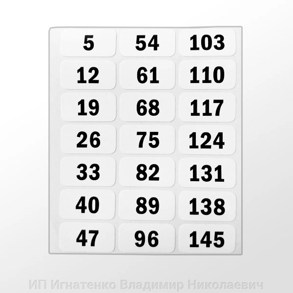 Комплект наклеек на весовой стек № 2 (для SP/PP15) от компании ИП Игнатенко Владимир Николаевич - фото 1