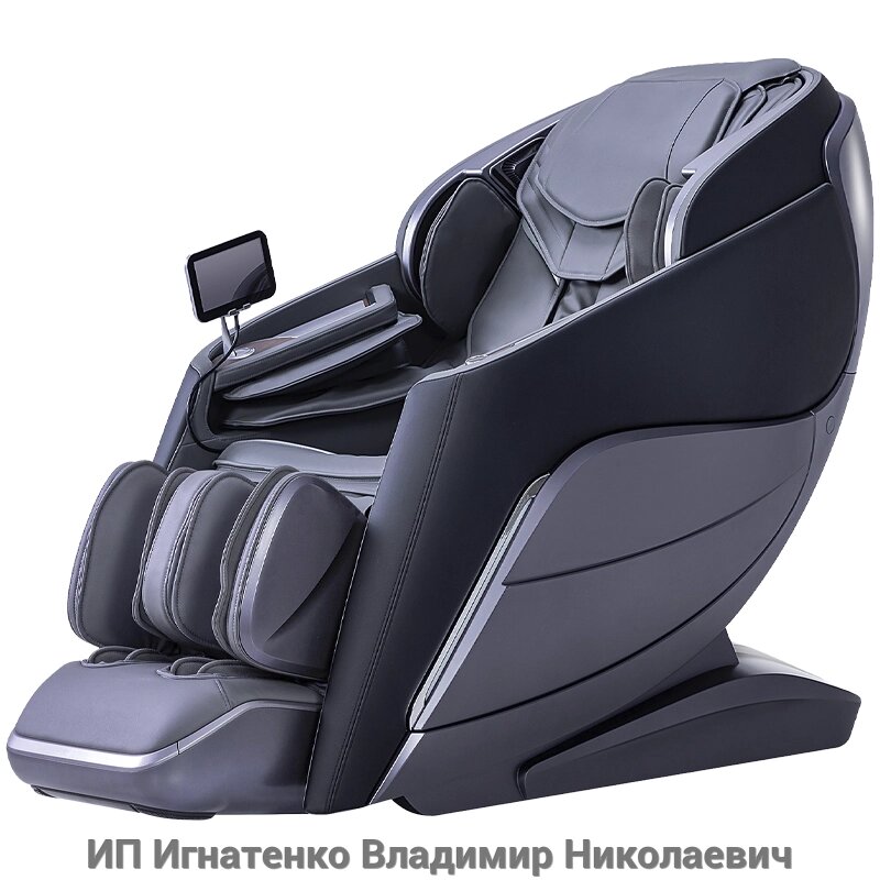 Массажное кресло Ergonova Chronos Gray-Black от компании ИП Игнатенко Владимир Николаевич - фото 1