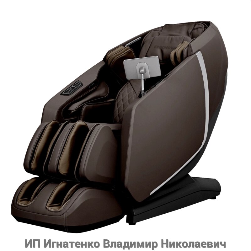 Массажное кресло Ergonova Organic LUX (Series X) Brown от компании ИП Игнатенко Владимир Николаевич - фото 1