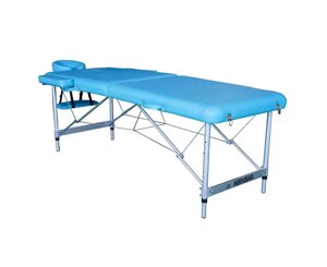 Массажный стол DFC NIRVANA, Elegant LUXE, 186х70х4 см, алюм. ножки, цвет св. голубой (Lt. Blue)