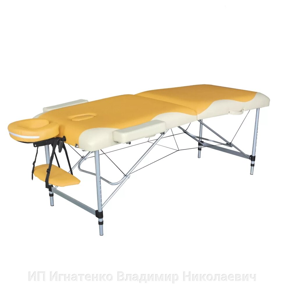Массажный стол DFC NIRVANA Elegant PREMIUM, цвет оранжево-бежевый от компании ИП Игнатенко Владимир Николаевич - фото 1
