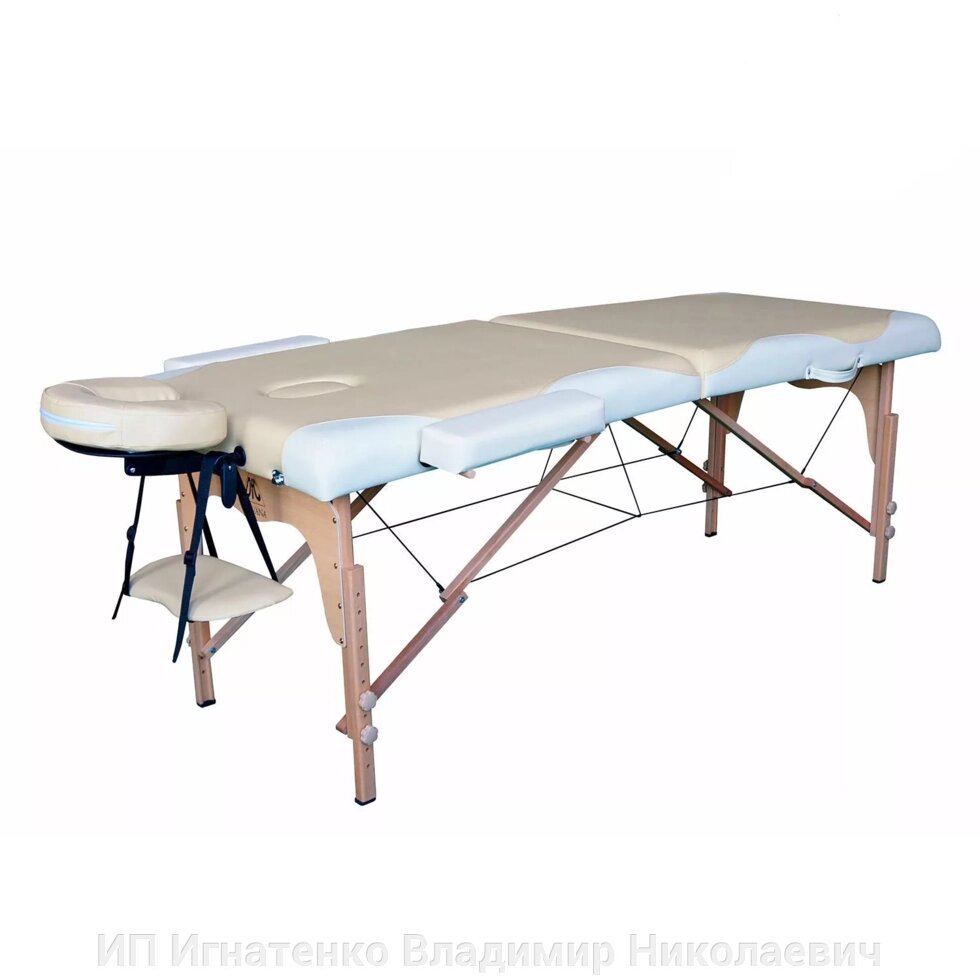 Массажный стол DFC NIRVANA Relax, цвет бежево-кремовый от компании ИП Игнатенко Владимир Николаевич - фото 1
