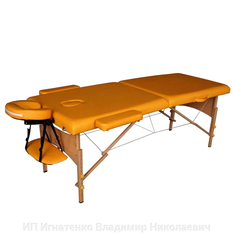 Массажный стол DFC NIRVANA Relax, цвет горчичный от компании ИП Игнатенко Владимир Николаевич - фото 1