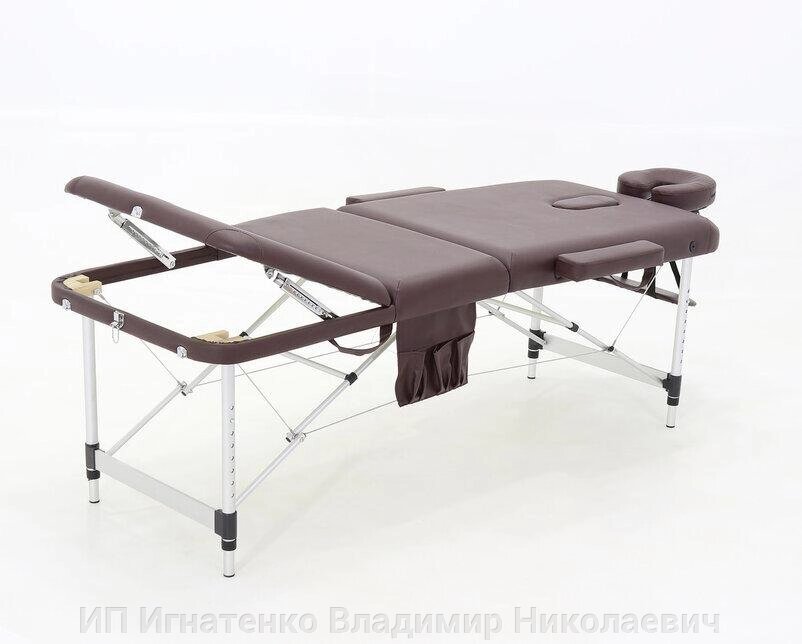 Массажный стол складной алюминиевый 3-секц (М) от компании ИП Игнатенко Владимир Николаевич - фото 1