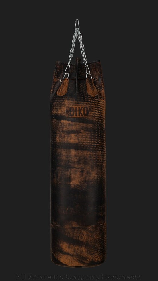 Мешок Боксерский мешок «DIKO FILIPPOV» из буйволиной кожи на цепях 40 кг от компании ИП Игнатенко Владимир Николаевич - фото 1