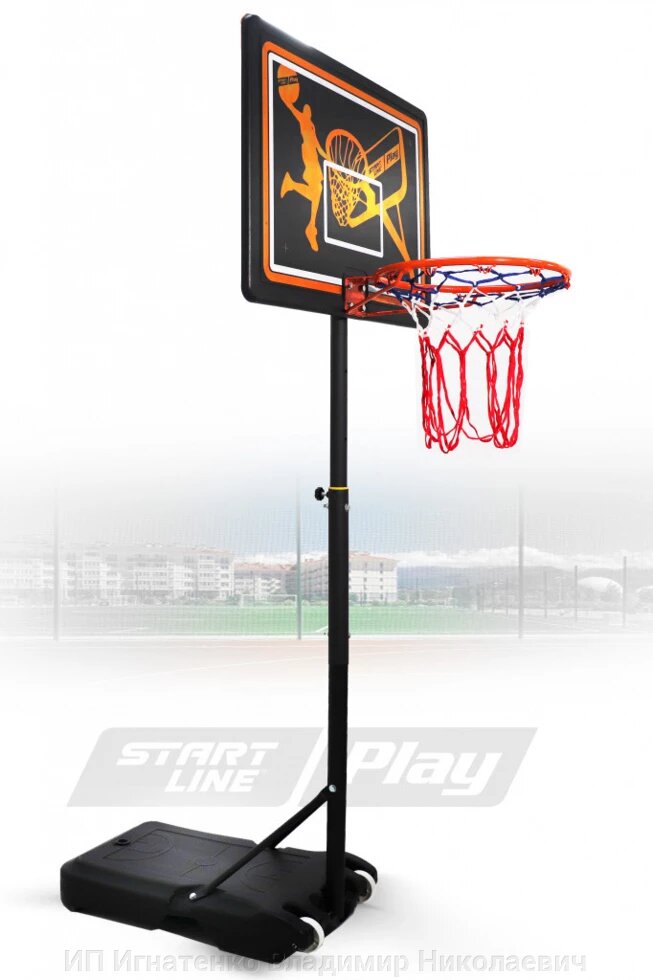 Мобильная баскетбольная стойка SLP Junior-018F от компании ИП Игнатенко Владимир Николаевич - фото 1