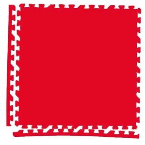 Мягкий пол разноцветный 60*60 (см) 1,44 (м2) с кромками 60МП (красный)