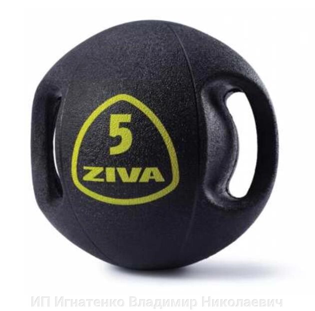 Набор из 5 набивных мячей Medball ZIVA с ручками 6-10 кг (шаг 1 кг) от компании ИП Игнатенко Владимир Николаевич - фото 1
