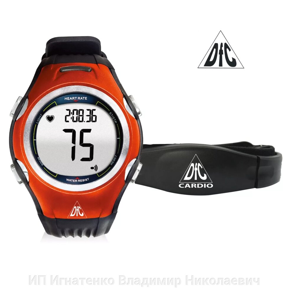 Нагрудный кардиодатчик + часы - монитор DFC W117 (комплект) от компании ИП Игнатенко Владимир Николаевич - фото 1