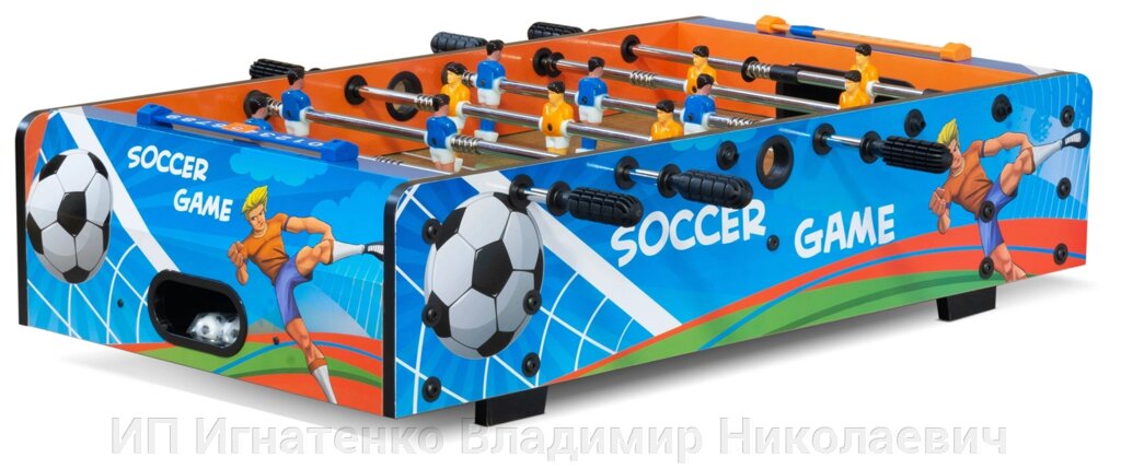 Настольный футбол "Garlando F-Mini-II Telescopic" (95 x 76 x 25 см) цветной от компании ИП Игнатенко Владимир Николаевич - фото 1