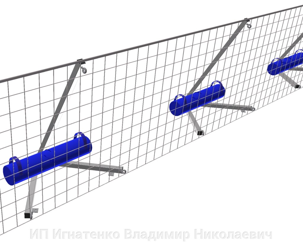 Отбойная стенка для спортивной площадки от компании ИП Игнатенко Владимир Николаевич - фото 1