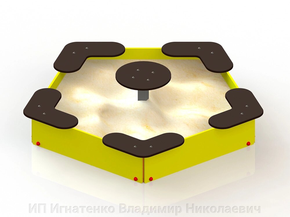 Песочница со столиком от компании ИП Игнатенко Владимир Николаевич - фото 1