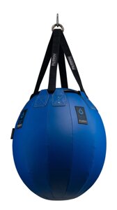 Водоналивная боксерская груша BIG WATER PEAR FILIPPOV на стропах (пвх), синяя 8 кг