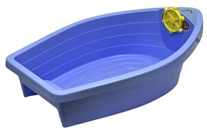 Детская пластиковая песочница мини-бассейн "Лодочка" PalPlay 308 (голубой)
