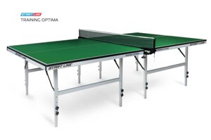 Теннисный стол Training Optima green - стол для настольного тенниса с системой регулировки высоты
