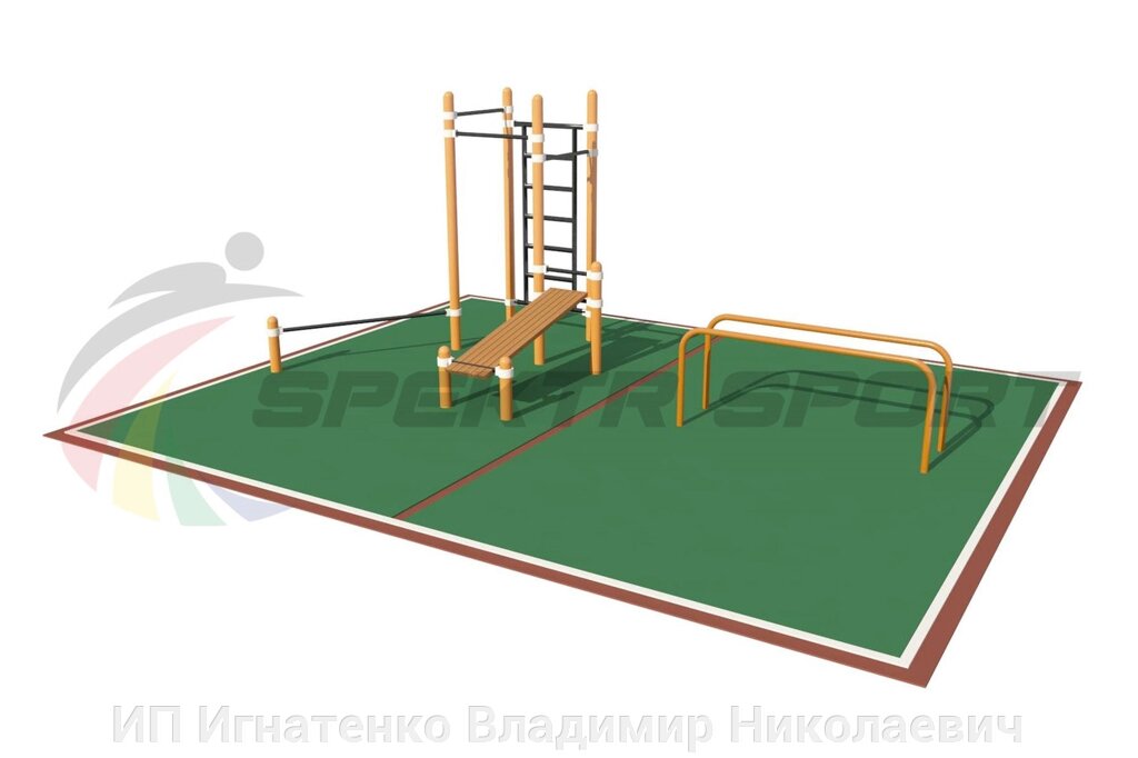 Площадка Workout SP Домашняя 2_76mm от компании ИП Игнатенко Владимир Николаевич - фото 1