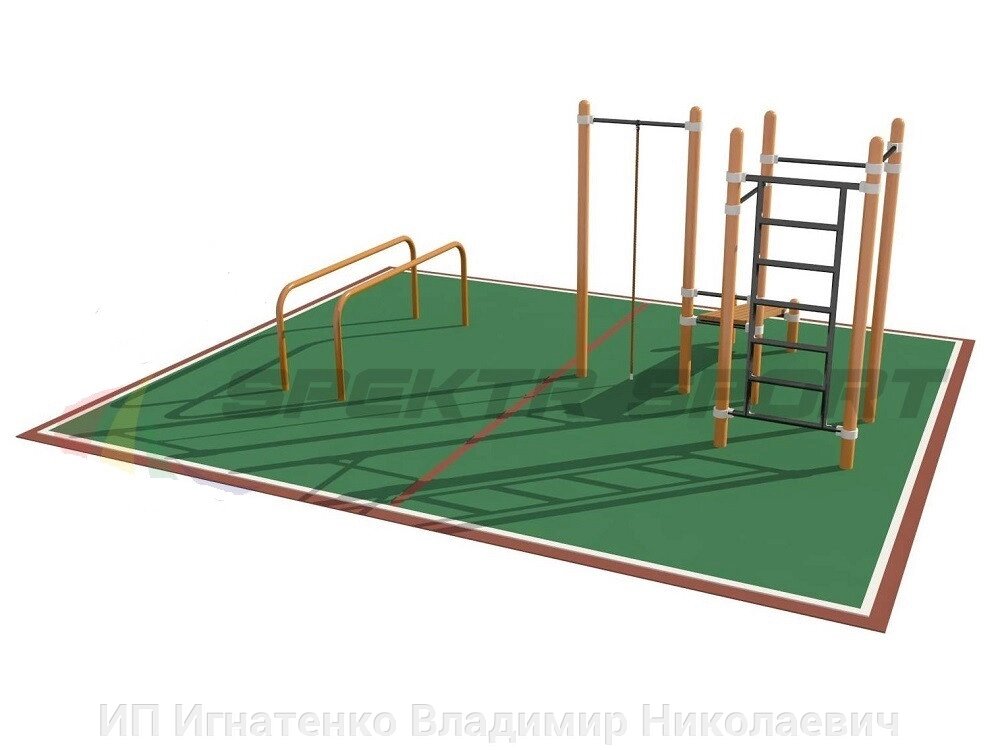 Площадка Workout SP Домашняя 5_76mm от компании ИП Игнатенко Владимир Николаевич - фото 1