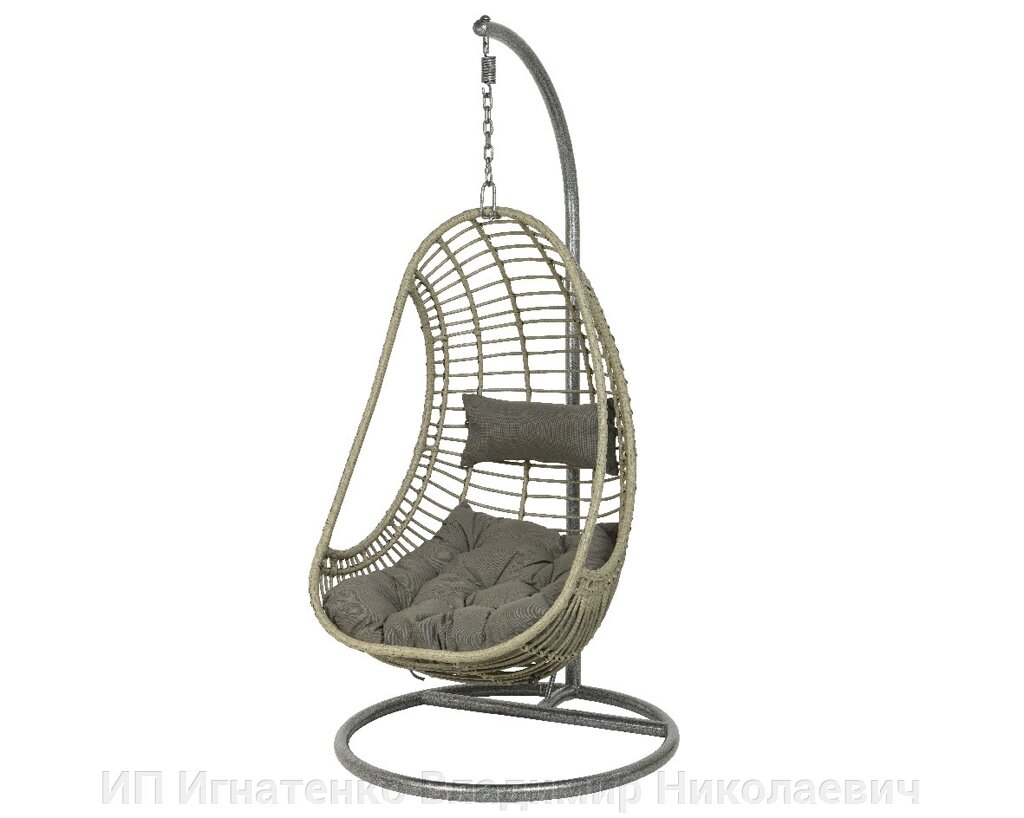 Подвесное кресло Illumax "Рига" Серое от компании ИП Игнатенко Владимир Николаевич - фото 1