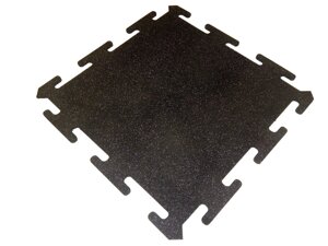 Резиновое покрытие Puzzle Mix 30% ТХТ standart 500x500x15мм (термохимическая технология).