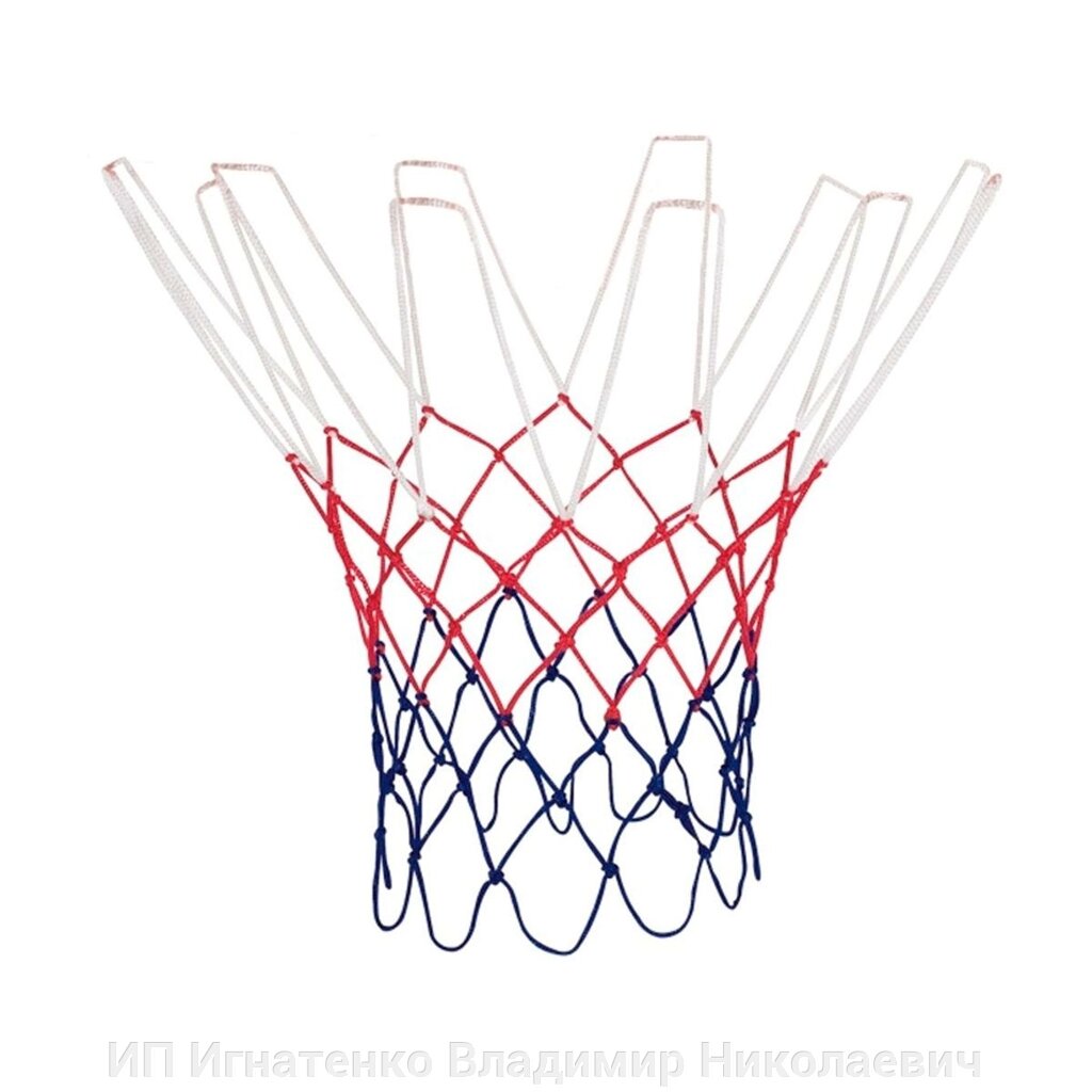 Сетка баскетбольная D-3,1 мм триколор от компании ИП Игнатенко Владимир Николаевич - фото 1