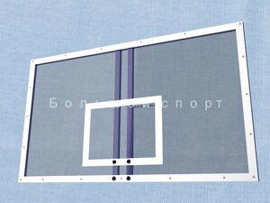 Щит баскетбольный игровой цельный из оргстекла 15 мм. AVIX, 1800х1050 мм. на металлической раме