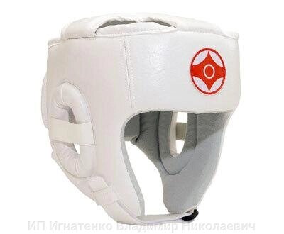 Шлем Leader для каратэ (кожзаменитель) от компании ИП Игнатенко Владимир Николаевич - фото 1